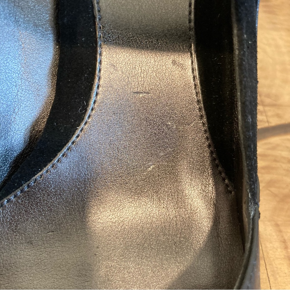 Women’s Black Leather Heels Circa Joan & David Size 7.5 CJ Shana - Picture 14 of 14